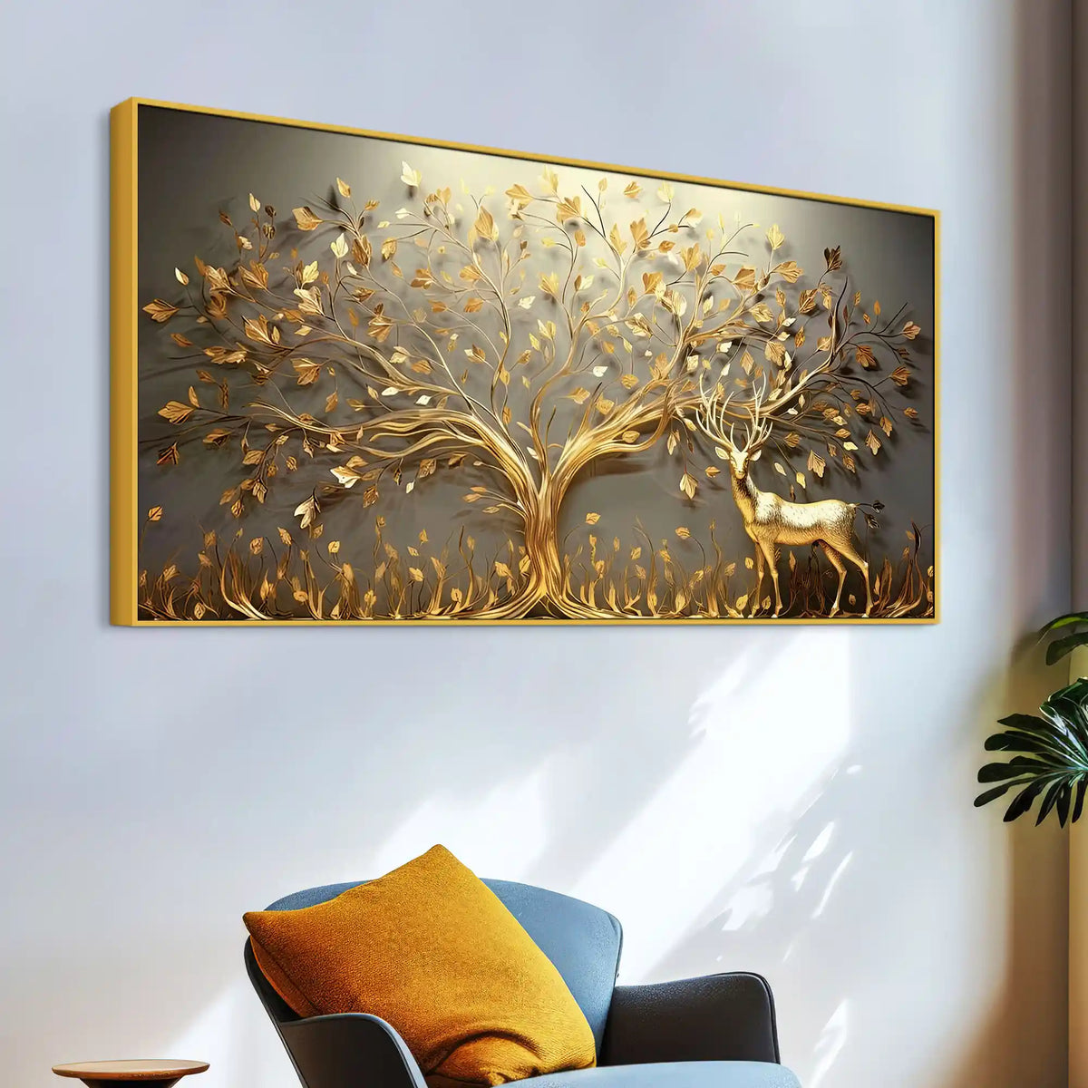 Stylish Abstract Canvas Painting for Living Room Modern Wall Art Decor