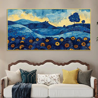 Stylish Abstract Hills Canvas Painting for Home Décor