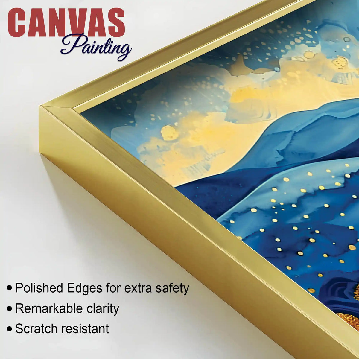 Stylish Abstract Hills Canvas Painting for Home Décor