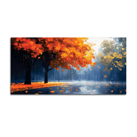 Stylish Abstract Rain Canvas Painting for Decoration