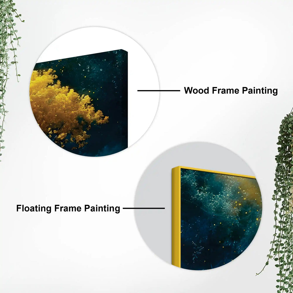 Stylish Abstract Tree Glow Canvas Painting for Premium Décor