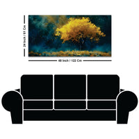 Stylish Abstract Tree Glow Canvas Painting for Premium Décor