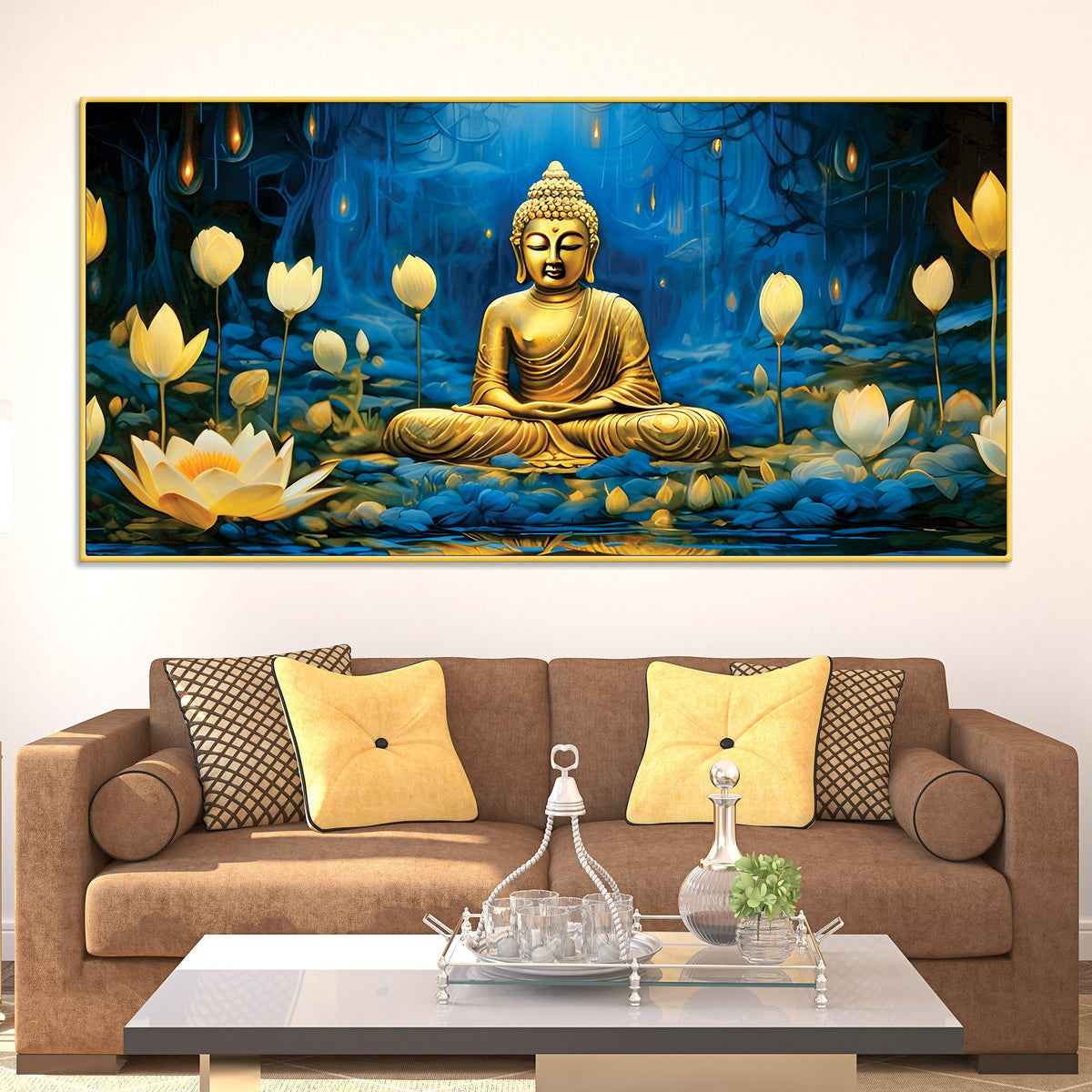 Stylish Buddha Painting for Elegant Wall Decoration