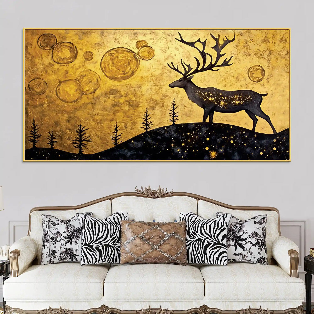 Stylish Designer Abstract Canvas Painting for Home Decoration
