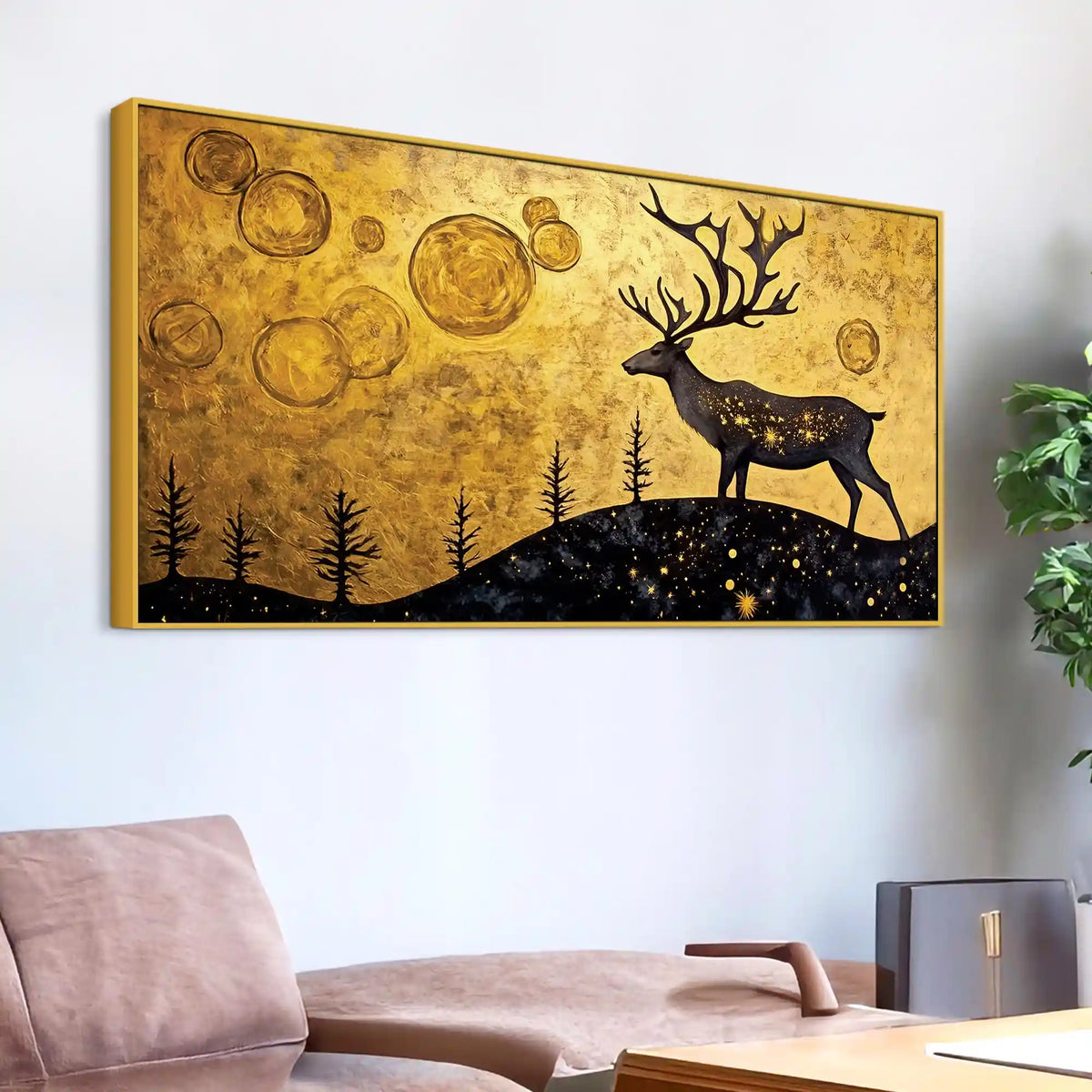 Stylish Designer Abstract Canvas Painting for Home Decoration