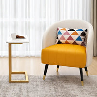 Stylish Elegant Marble Look Table for Small Spaces