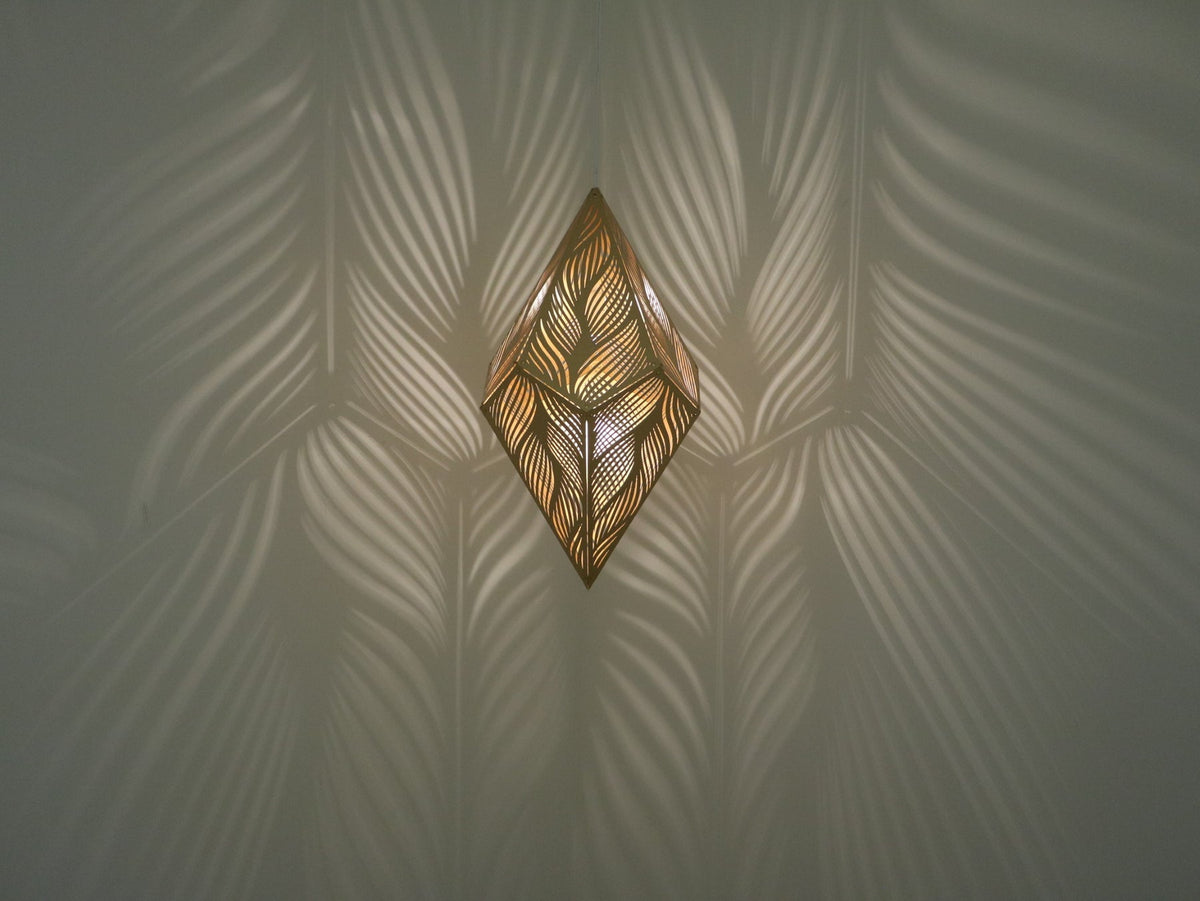 Stylish Laser-Cut Hanging Lamp