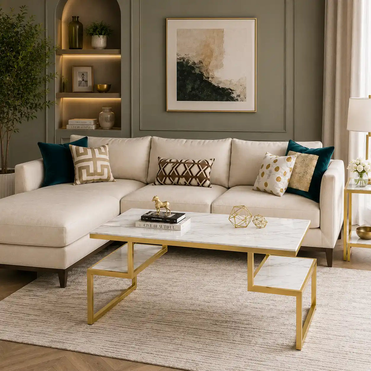 Stylish Modern Center Table for Luxury Living Room Interiors