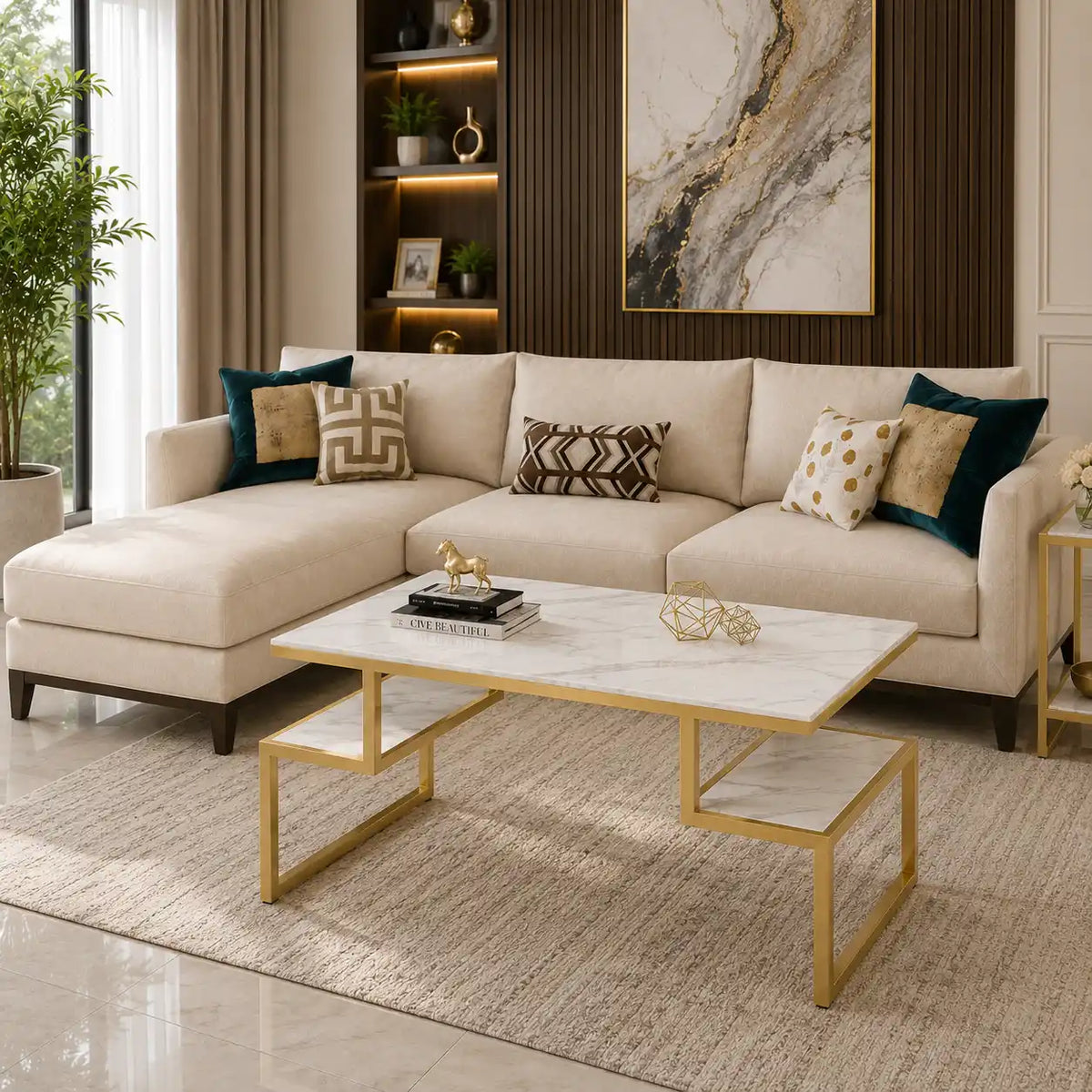 Stylish Modern Center Table for Luxury Living Room Interiors