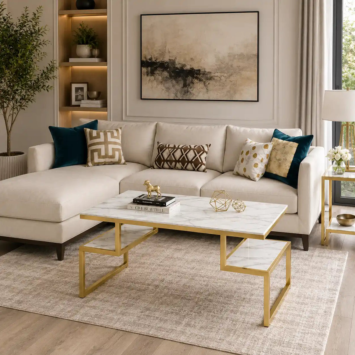 Stylish Modern Center Table for Luxury Living Room Interiors