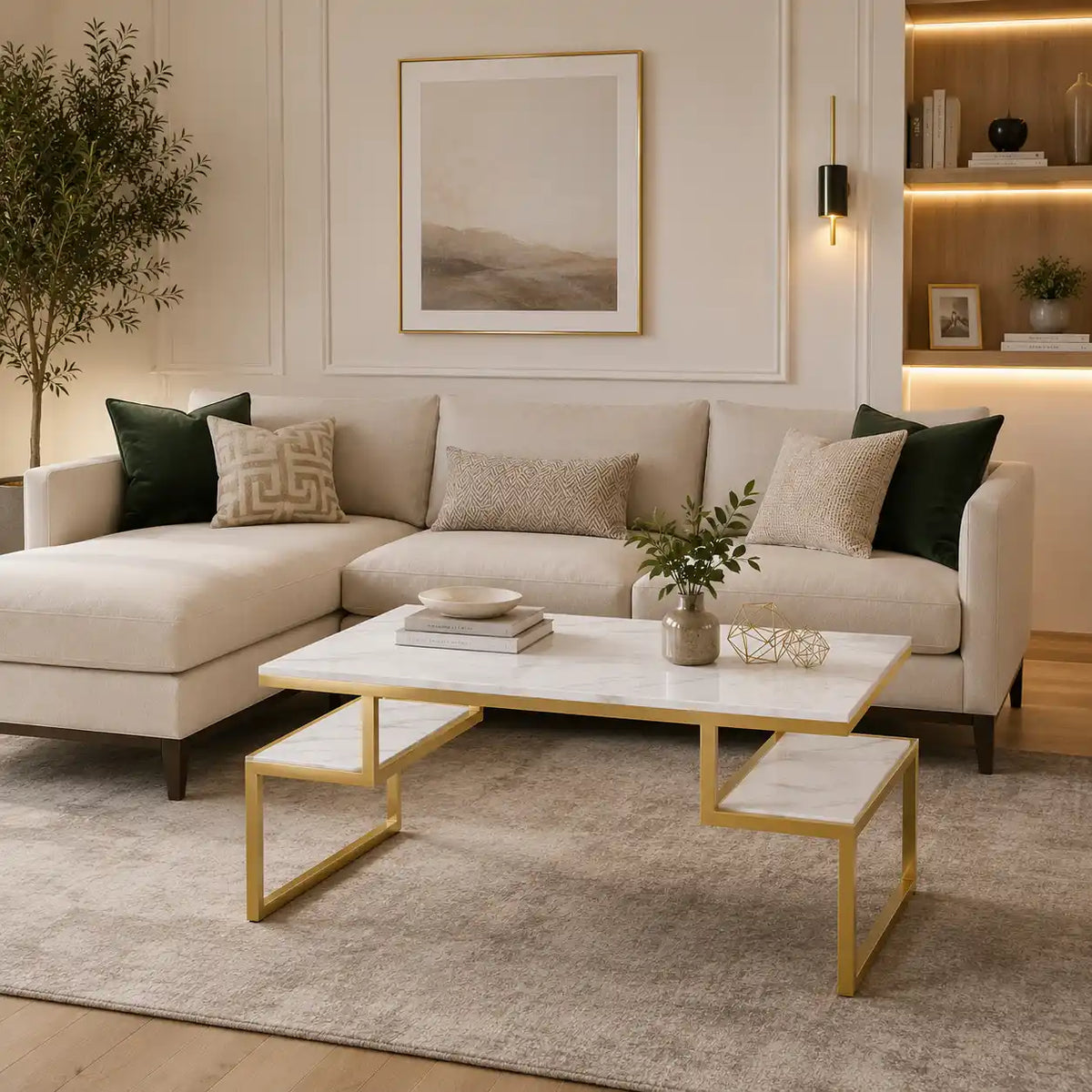 Stylish Modern Center Table for Luxury Living Room Interiors
