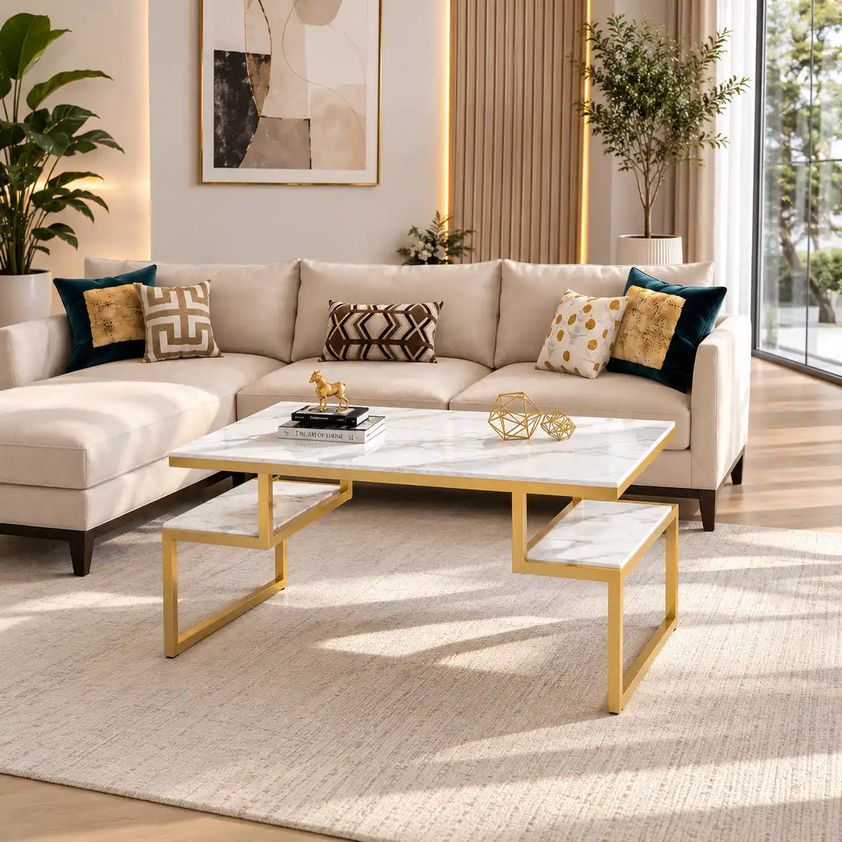 Stylish Modern Center Table for Luxury Living Room Interiors