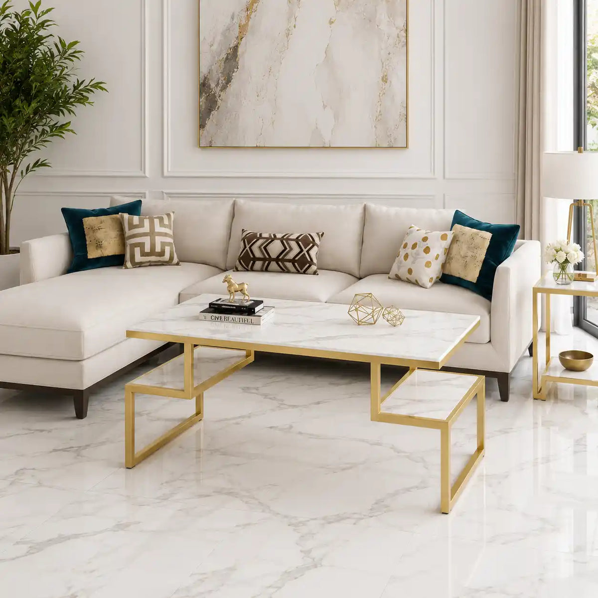 Stylish Modern Center Table for Luxury Living Room Interiors