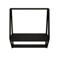 Stylish Wall Mounted Wooden Display Rack for Books & Desk Decor