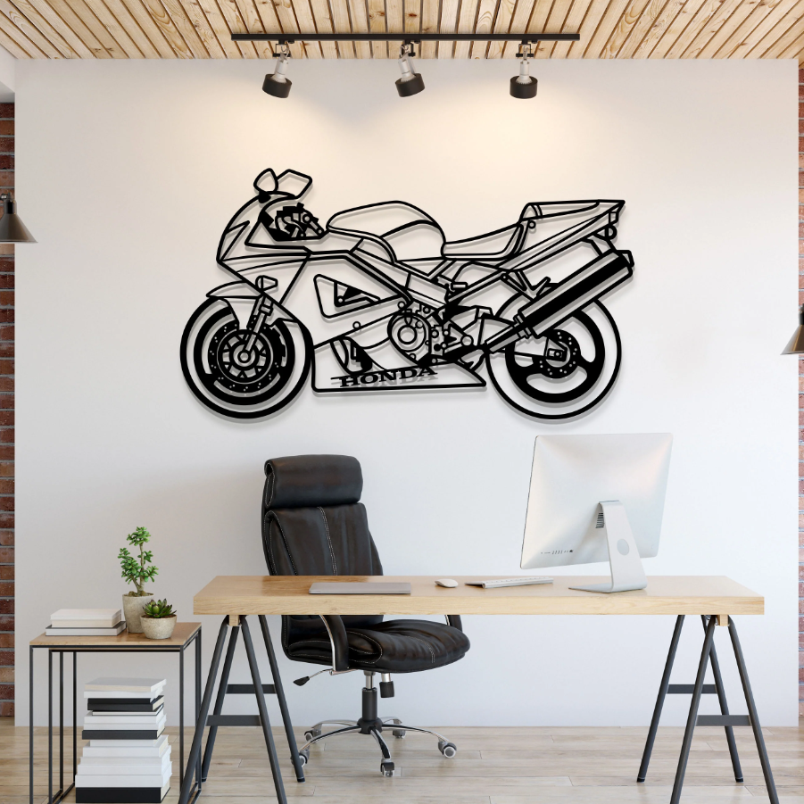 Superbikes Metal Wall Art for Studio & Café Decoration