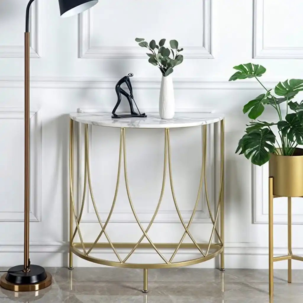 The Arcana Semi-Circle Premium Console Table
