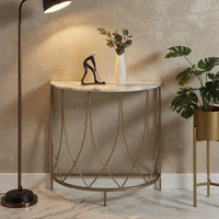 The Arcana Semi-Circle Premium Console Table