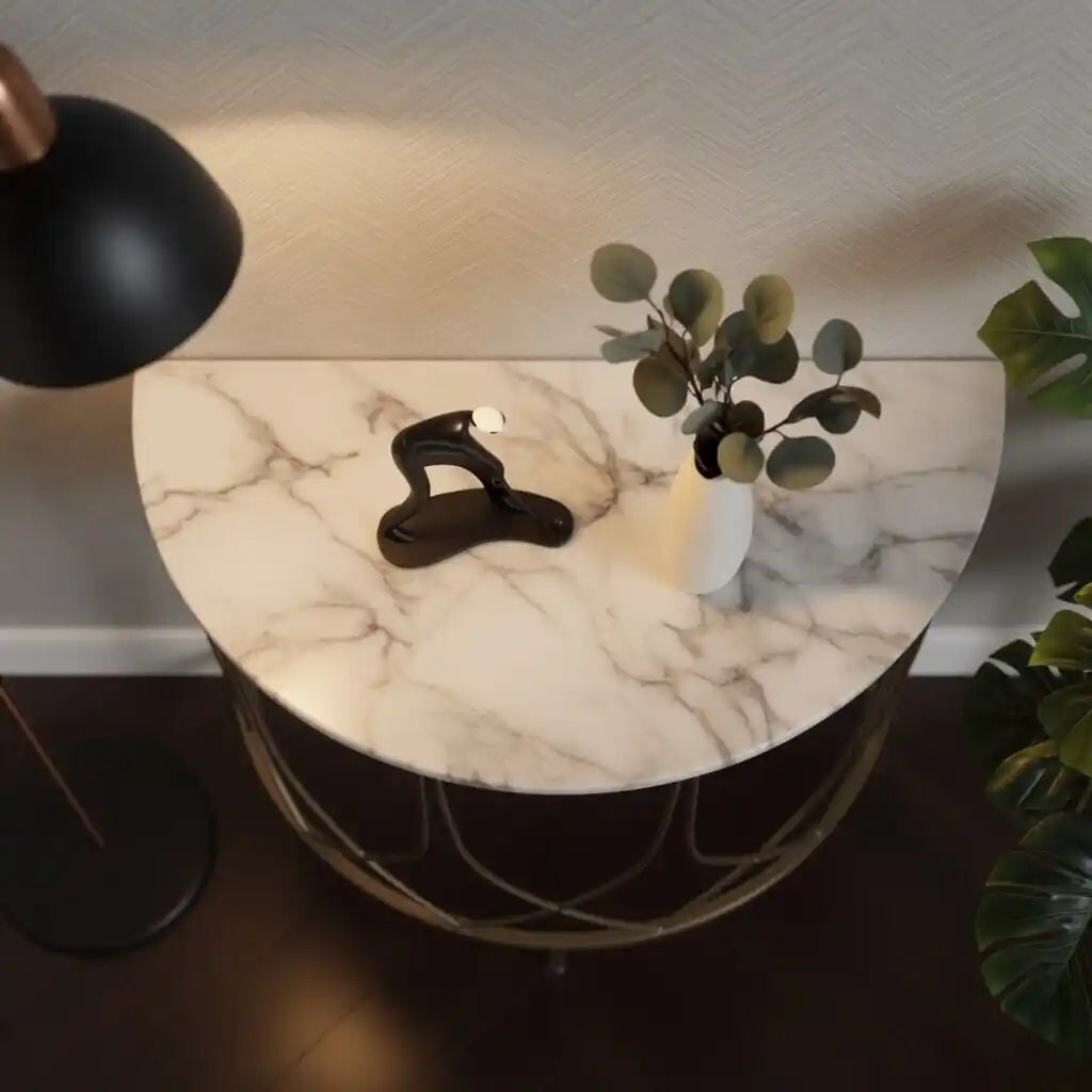 The Arcana Semi-Circle Premium Console Table