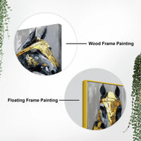 Three Horses Abstract Wall Canvas Painting