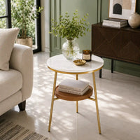 Timeless Elegance Round Marble Table for Modern Living