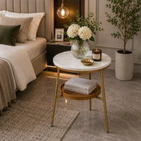 Timeless Elegance Round Marble Table for Modern Living