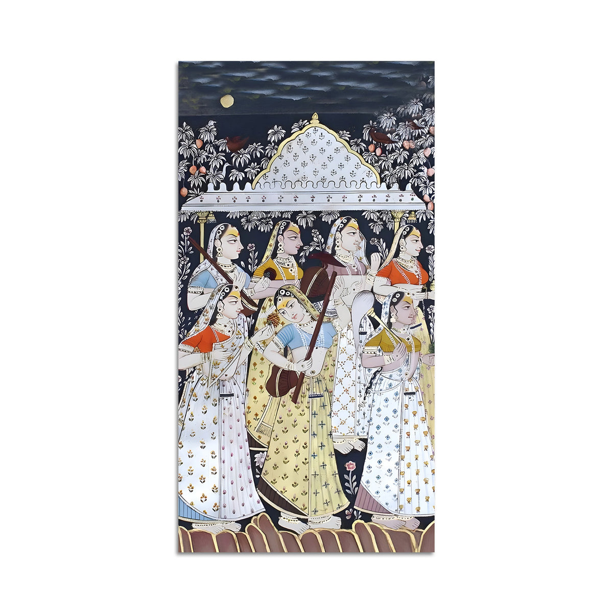 Traditional Indian Art Canvas Wall Painting | Royal Wall Décor