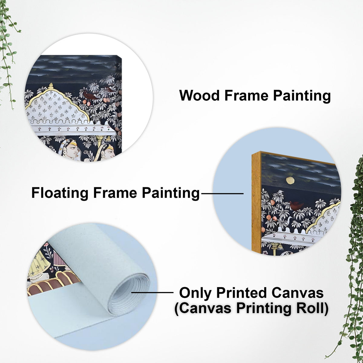 Traditional Indian Art Canvas Wall Painting | Royal Wall Décor