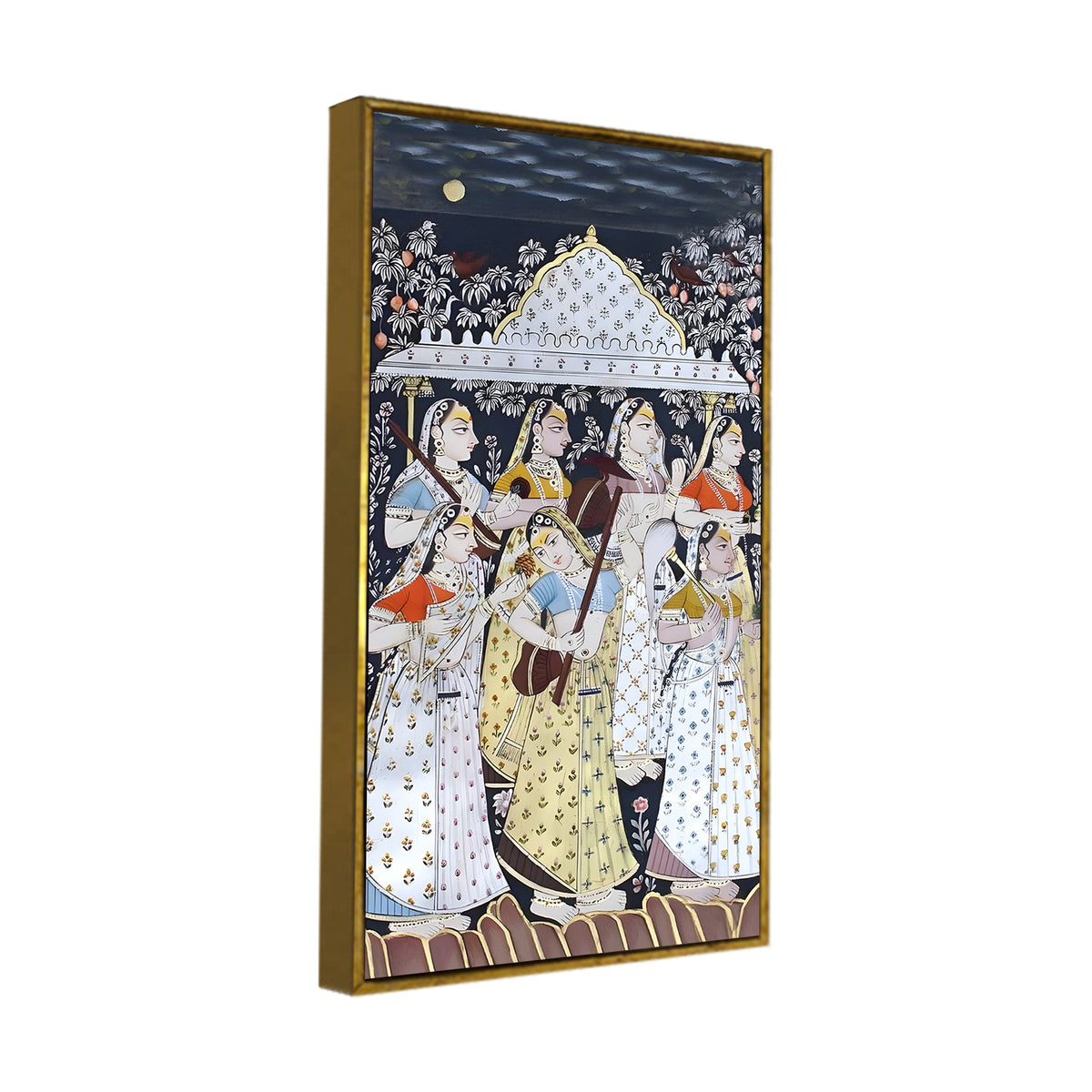 Traditional Indian Art Canvas Wall Painting | Royal Wall Décor
