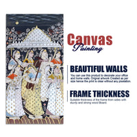Traditional Indian Art Canvas Wall Painting | Royal Wall Décor