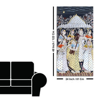 Traditional Indian Art Canvas Wall Painting | Royal Wall Décor