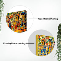 Traditional Madhubani Bride Painting | Royal Wedding Scene Art