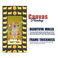 Traditional Nathdwara Shreenathji Canvas Wall Painting | Festive Home Decor