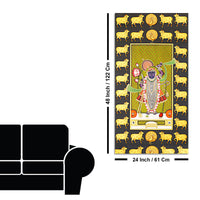 Traditional Nathdwara Shreenathji Canvas Wall Painting | Festive Home Decor