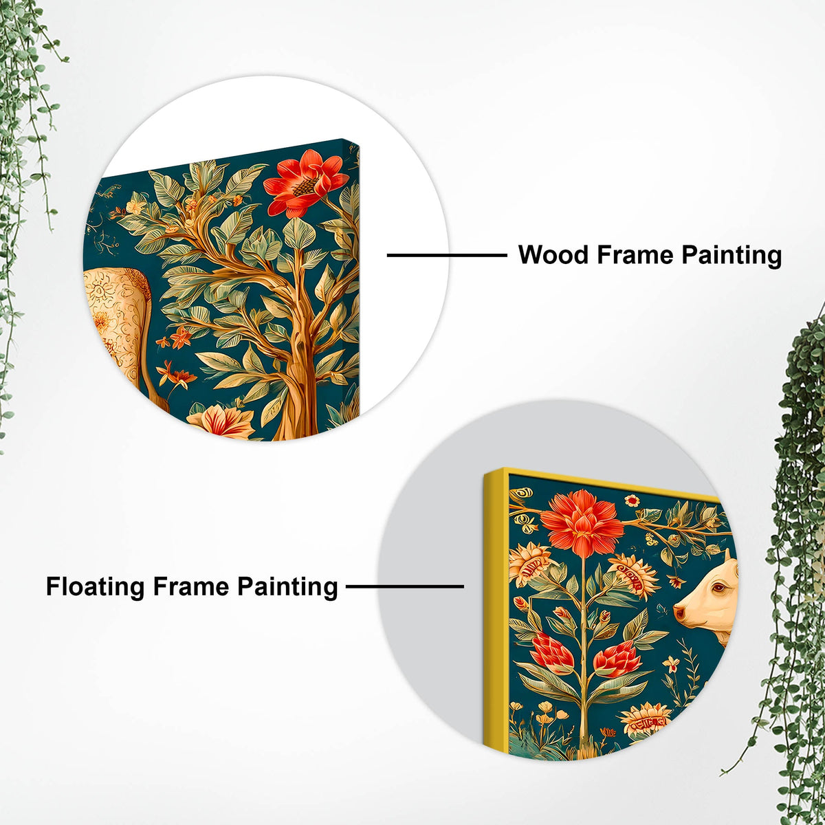 Traditional Pichwai Cow Canvas Painting | Traditional Indian Wall Art