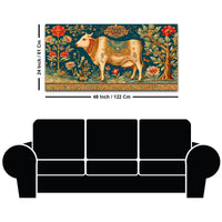 Traditional Pichwai Cow Canvas Painting | Traditional Indian Wall Art