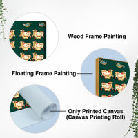 Traditional Pichwai Cow Canvas Wall Art | Ethnic Indian Décor Painting