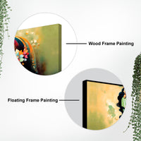 Traditional Radha Krishna Canvas Wall Painting for Spiritual Home Décor