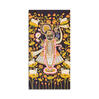 Traditional Shreenathji Canvas Wall Painting | Luxury Religious Decor