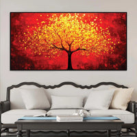 Tree Abstract Canvas Painting for Home & Office Decor