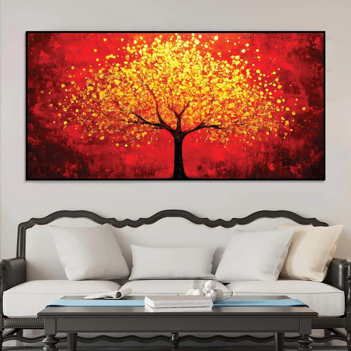 Tree Abstract Canvas Painting for Home & Office Decor