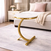Two-Tier Stylish Round Contemporary Side Table