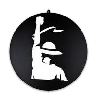 Unique Anime Wall Decor with Raised Fist Pose for Fans