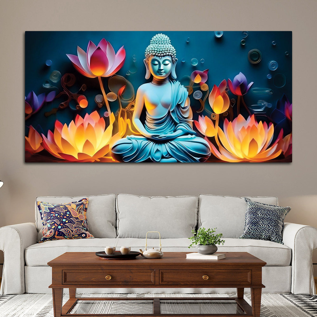 Buddha Painting for Positive Vibes in Home