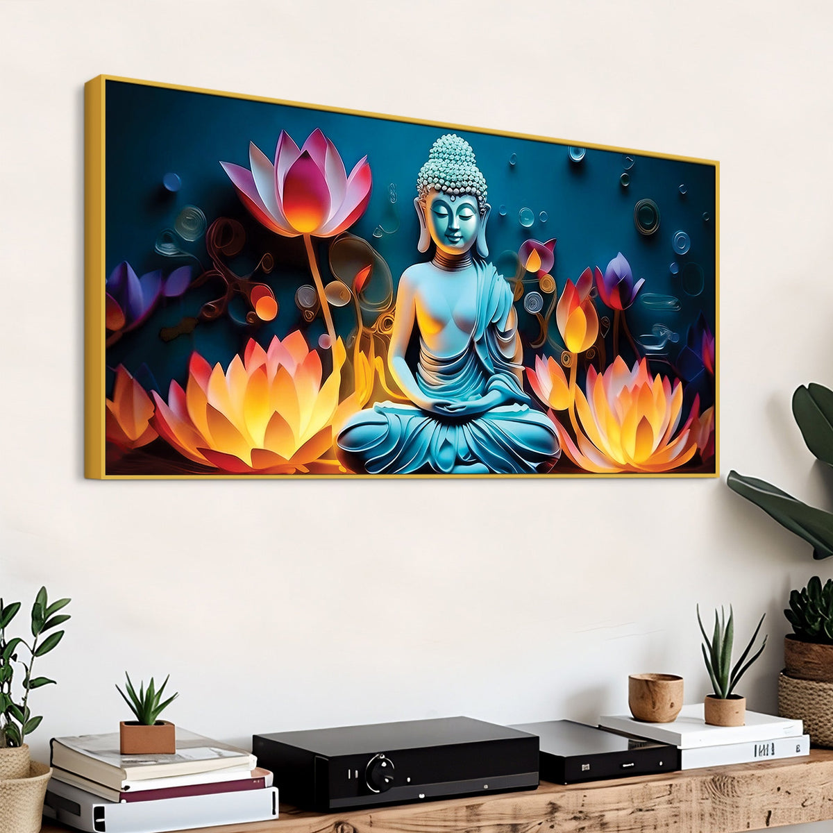 Buddha Painting for Positive Vibes in Home