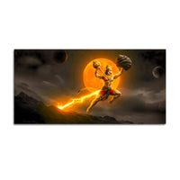 Veer Hanuman Ji Canvas Painting for Home