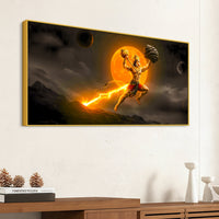 Veer Hanuman Ji Canvas Painting for Home