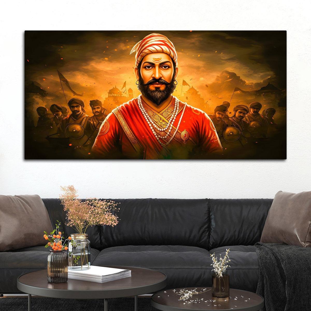 Veer Shivaji Maharaj Home Décor Painting