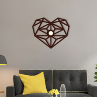 3D heart Shape Design Shadow Lamp