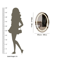 Beautiful Modern Designed Oval Shape Wall Mirror