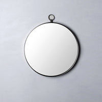 Black Framed Designer Metal Wall Mirror